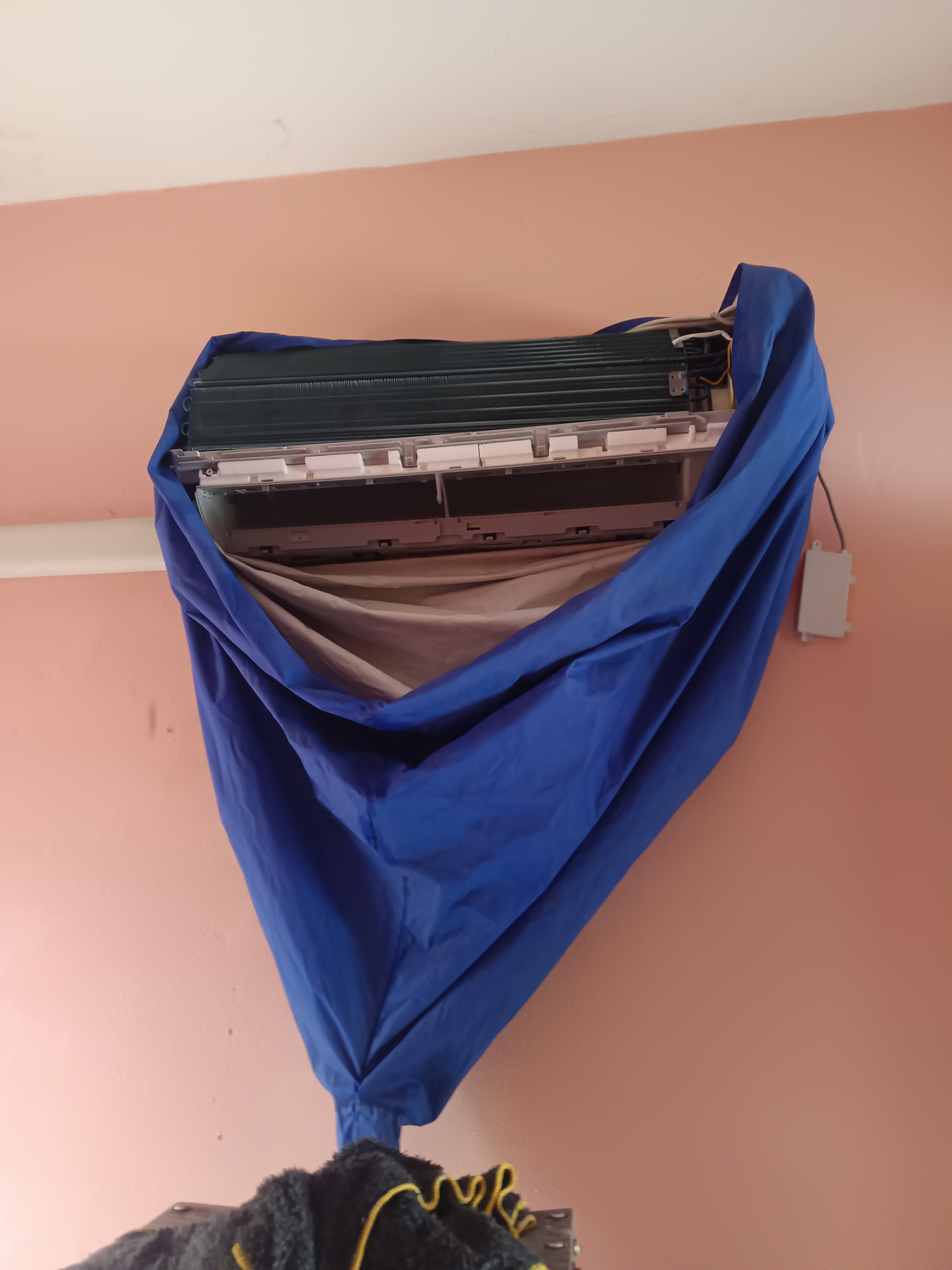 ล้างแอร์ให้ลูกค้าหอพักมั่งมีศรีสุขวังน้อย - รูปภาพผลงานที่ 11